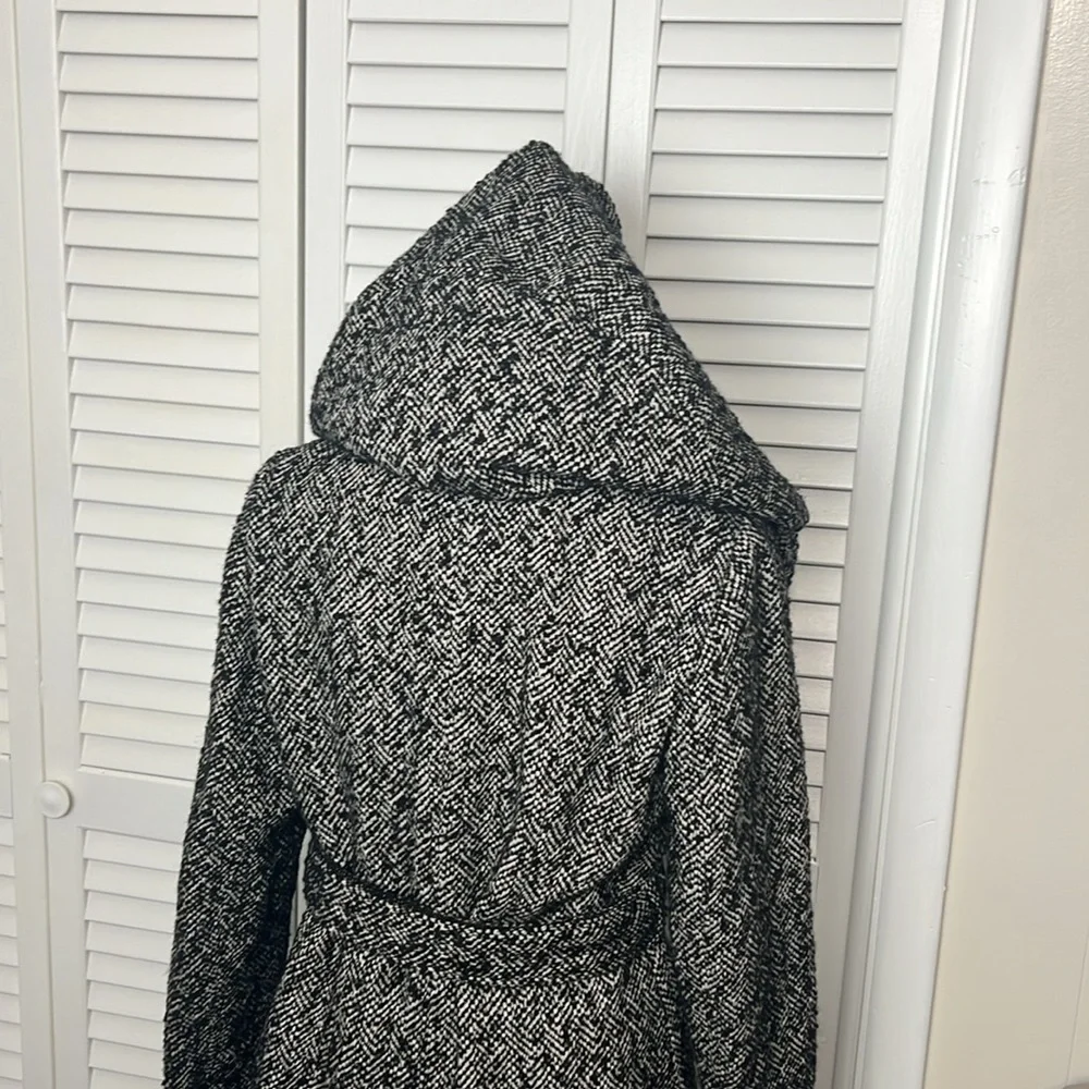New York & Company Wool-blend Coat with hood - Picture 8 of 12
